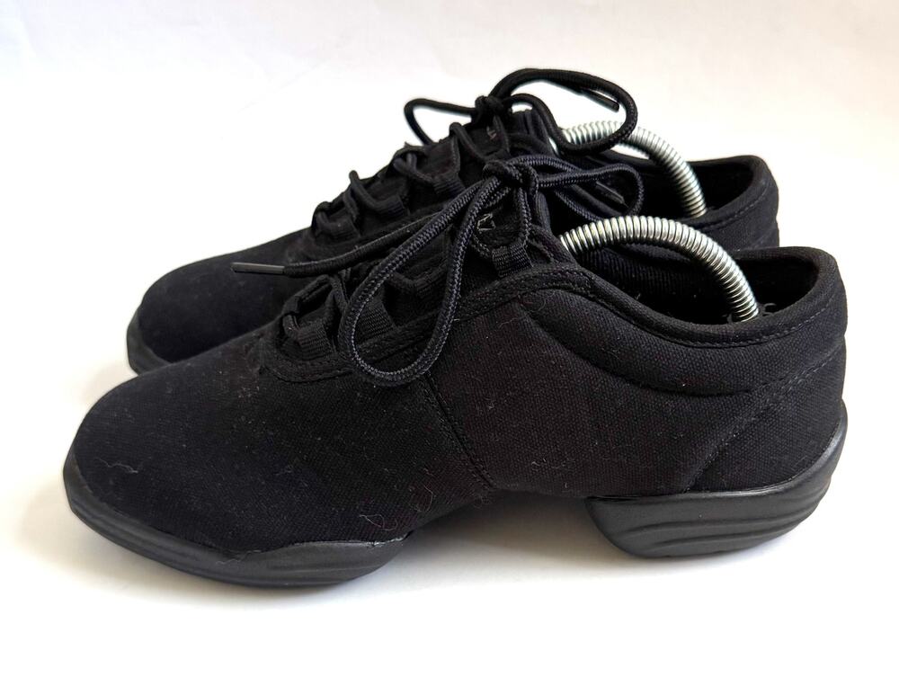 Capezio Canvas Dansneaker Dance Sneaker Black Size 8.5 NEW